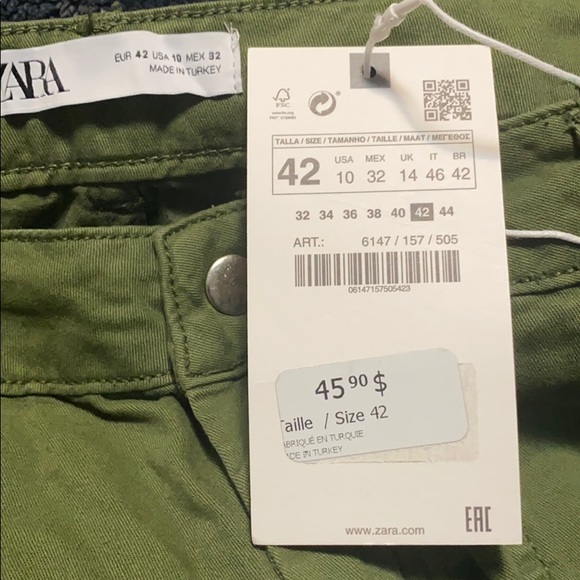 Green cargo pants - Picture 5 of 5